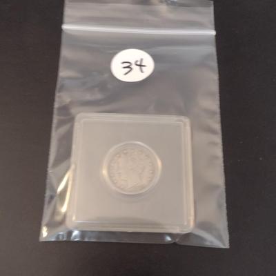 1883 U.S. Mint Liberty Head Silver Nickel Circulated (#34)