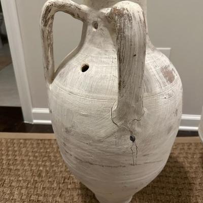 Pair of Terracotta Decorative Pots