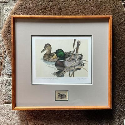 GH931 Waterfowl Signed and Numbered Print and Stamp by Larry Hayden