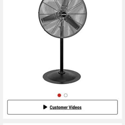 30” Pedestal 3 Speed Fan