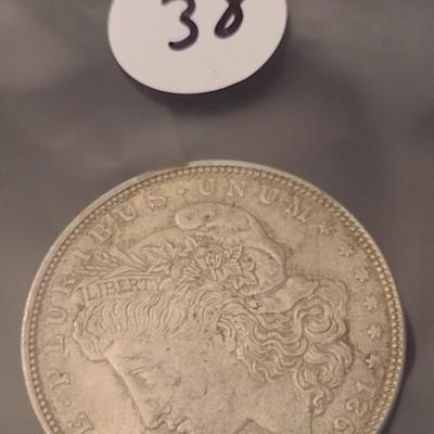 1921 U.S. Mint Morgan Silver Dollar Circulated (#38)