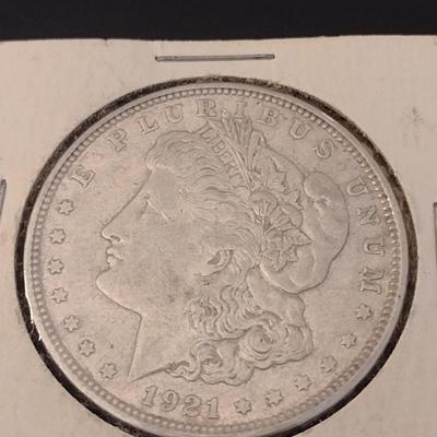 1921-D U.S. Mint Morgan Silver Dollar Circulated (#40)
