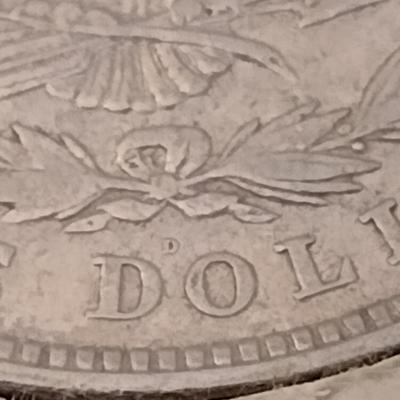 1921-D U.S. Mint Morgan Silver Dollar Circulated (#40)