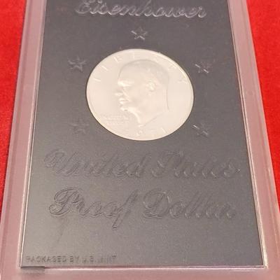 1971 U.S. Mint Eisenhower Silver Dollar Uncirculated (#45)