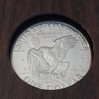 Set of Three 1971 U.S. Mint Eisenhower Silver Dollar Uncirculated (#46B)