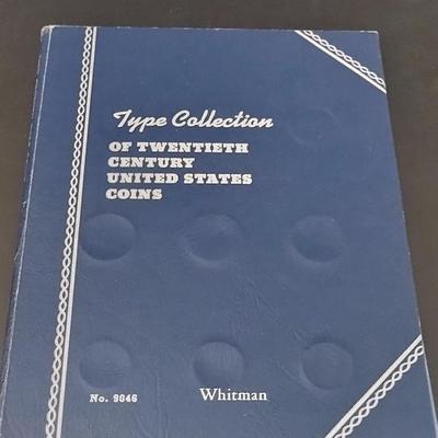 U.S. Mint Twentieth Century Silver Coin Collection Book Incomplete Circulated (#53)