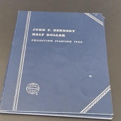 U.S. Mint Kennedy Silver Half Dollar Collection Book Incomplete Circulated (#54)