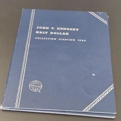 U.S. Mint Kennedy Silver Half Dollar Collection Book Incomplete Circulated (#54)