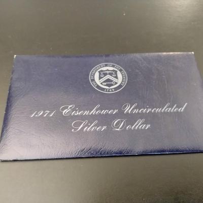 U.S. Mint Eisenhower Silver Dollar Uncirculated (#55)