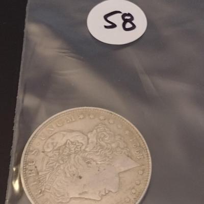 1921 U.S. Mint Morgan Silver Dollar Circulated (#58)
