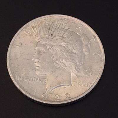 1922 U.S. Mint Peace Silver Dollar Circulated (#59)