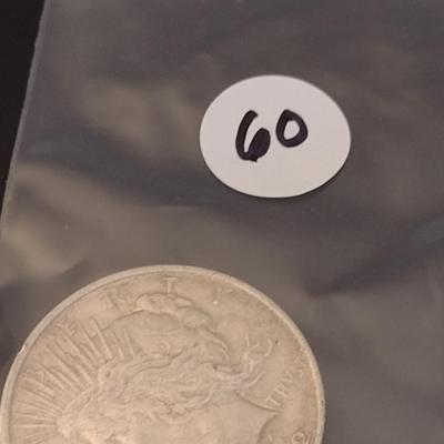 1922 U.S. Mint Peace Silver Dollar Circulated (#60)