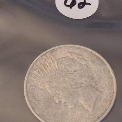 1922 U.S. Mint Peace Silver Dollar Circulated (#62)