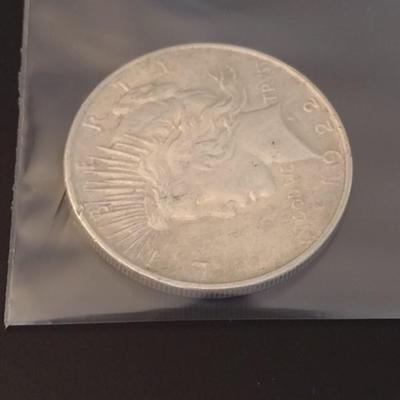 1922 U.S. Mint Peace Silver Dollar Circulated (#63)
