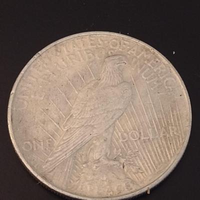 1922 U.S. Mint Peace Silver Dollar Circulated (#63)