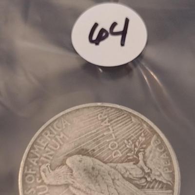 Pair of 1922 U.S. Mint Peace Silver Dollar Circulated (#64)