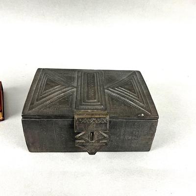 D945 After A. Giannelli Bronze Turtle Sculpture on Books with Leather Box