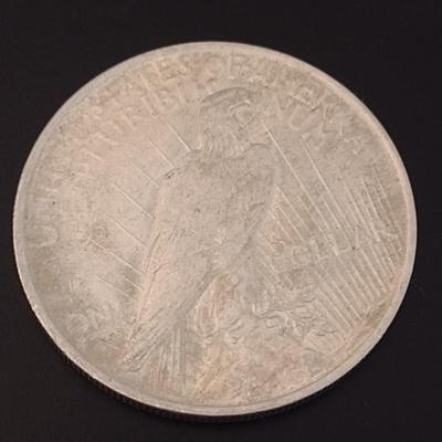 1923 U.S. Mint Peace Silver Dollar Circulated (#70)
