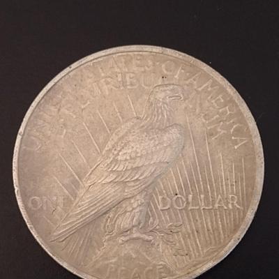 1923 U.S. Mint Peace Silver Dollar Circulated (#71)