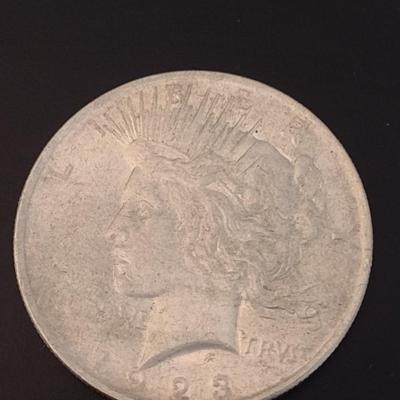 1923 U.S. Mint Peace Silver Dollar Circulated (#72)