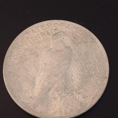 1923 U.S. Mint Peace Silver Dollar Circulated (#72)
