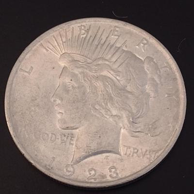 1923 U.S. Mint Peace Silver Dollar Circulated (#73)