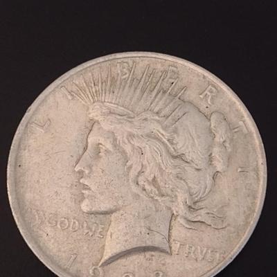 1923 U.S. Mint Peace Silver Dollar Circulated (#74)