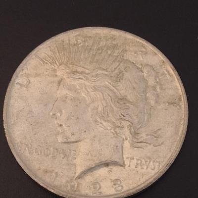 1923 U.S. Mint Peace Silver Dollar Circulated (#76)