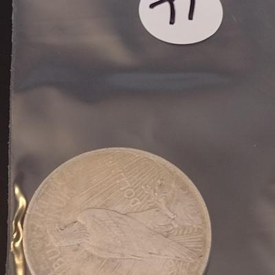 1923 U.S. Mint Peace Silver Dollar Circulated (#77)
