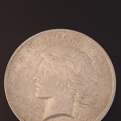 1923 U.S. Mint Peace Silver Dollar Circulated (#77)