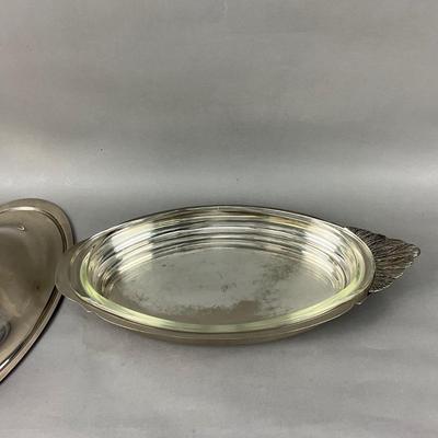 K948 Teghini Firenze Italian Duck Silverplated Serving Dish