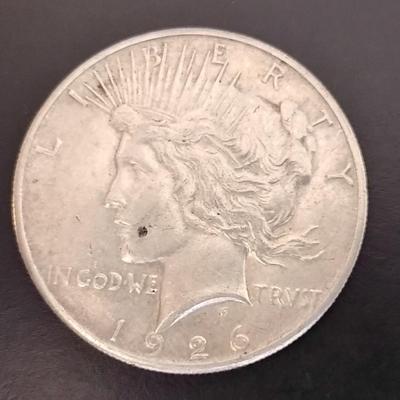 1926 U.S. Mint Peace Silver Dollar Circulated (#82)