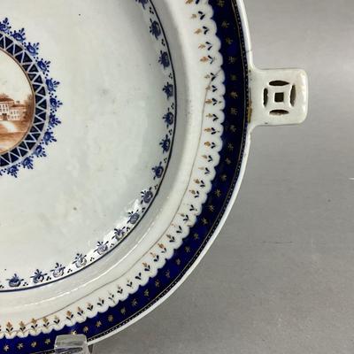 K957 Early Chinese Porcelain Warming Plate