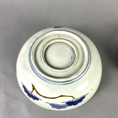 K959 Antique Blue and White Chinese Bowl