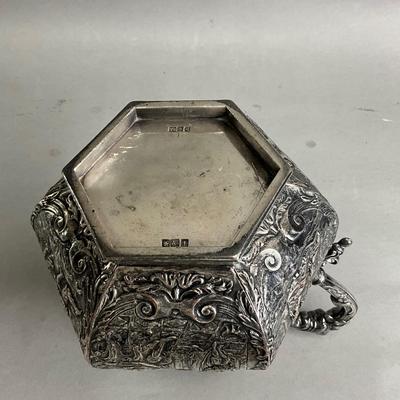 D968 Antique Webster and Son Silver on Copper Water Pitcher