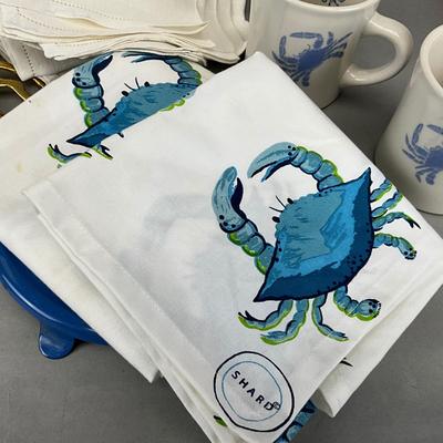 K974 Crab SHARD Decor Kitchen Lot