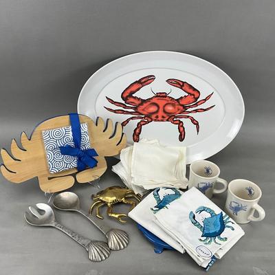 K974 Crab SHARD Decor Kitchen Lot