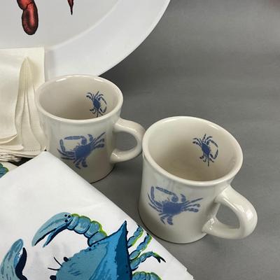 K974 Crab SHARD Decor Kitchen Lot