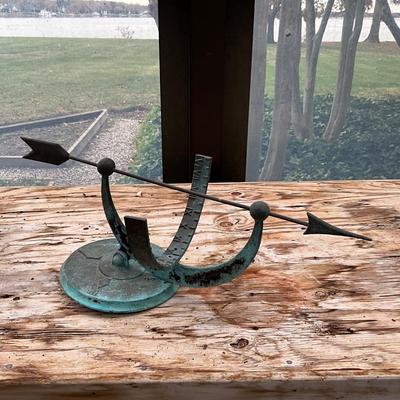 SR978 Vintage Brass Sundial