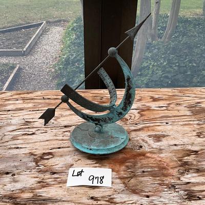 SR978 Vintage Brass Sundial
