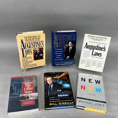 O994 Lot of Signed Norman Augustine's Books