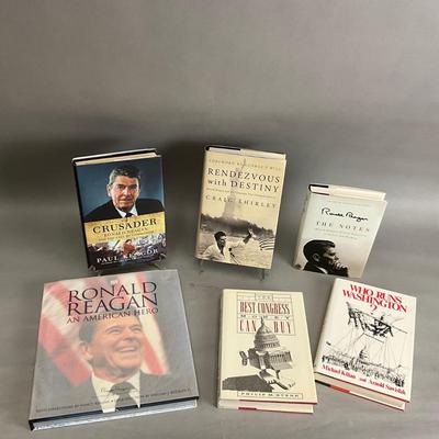 O995 Lot of Ronald Reagan Hardback Books - 2 Signed