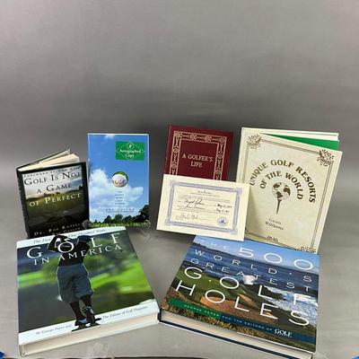 O996 Lot of Hardback Golfing Books- 2 Signed (Arnold Palmer & Bob Cullen)