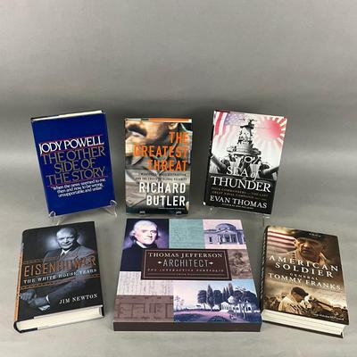 O999 Lot of Signed Books- Jody Powell, Richard Butler, Evan Thomas
