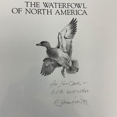 O1000 Large Waterfowl of North America Signed Book by Robin Hill
