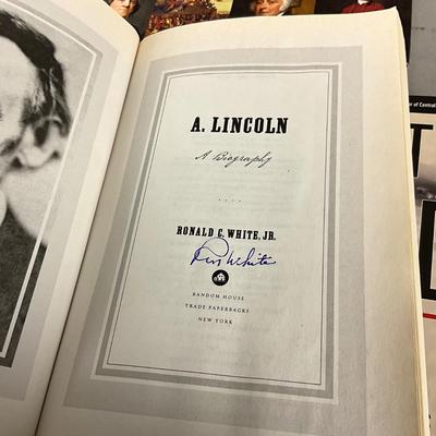 O1002 Signed Lincoln Paperback by Donald White Jr.
