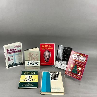 O1003 All Signed Religious Book Lot