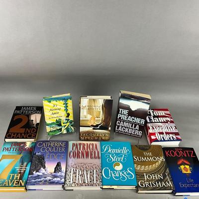O1004 Lot of Fiction Books - 3 signed Camilla Lackberg, Jacquelyn Mitchard, Helen Bratton