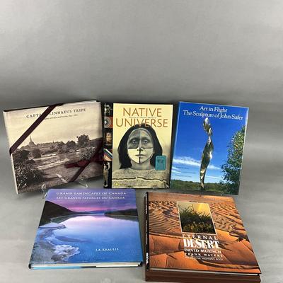 O1006 Lot of Large Signed Coffee Table Hardback Books