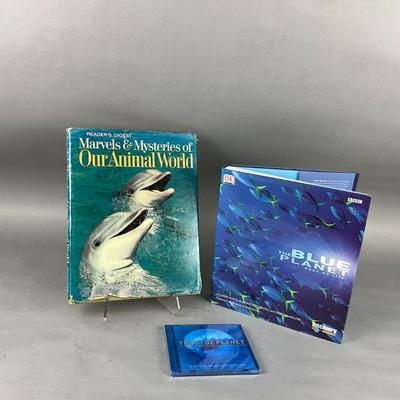 O1018 Set of 2 Hardback & Dvd Blue Planet and Out Animal World
